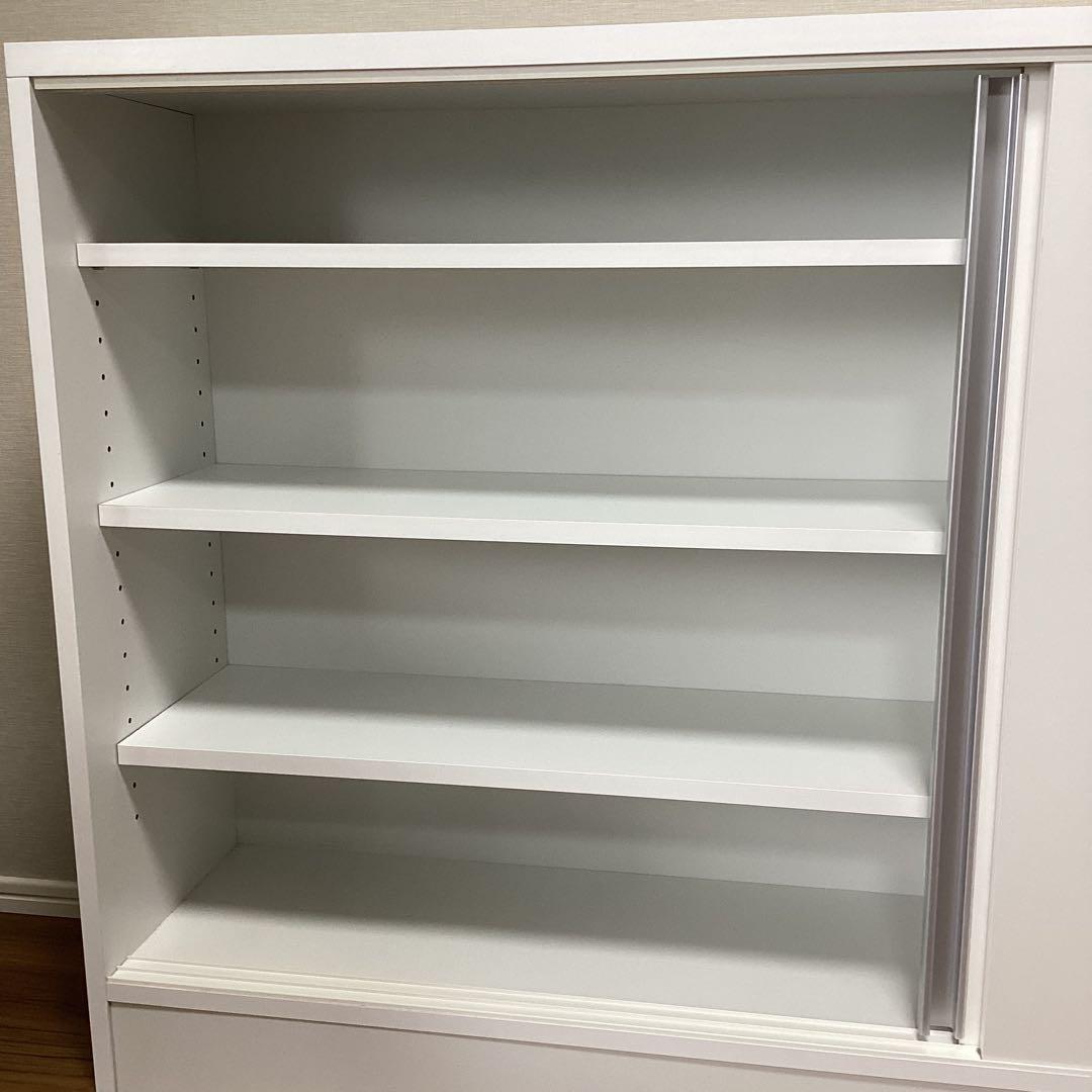 【組立済/送料込】ディノス　カウンター下収納　引き戸収納庫　日本製