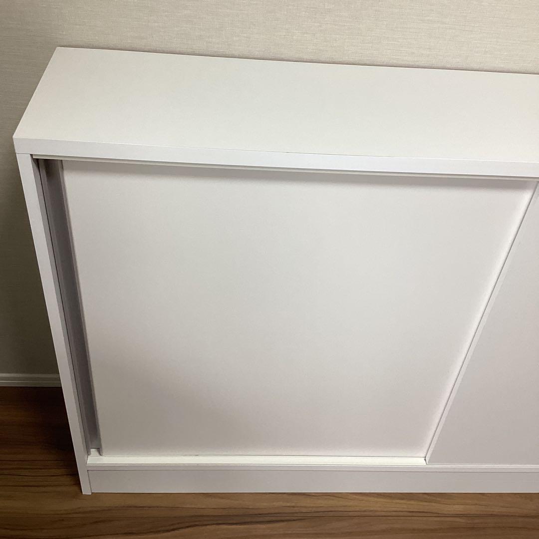 【組立済/送料込】ディノス　カウンター下収納　引き戸収納庫　日本製