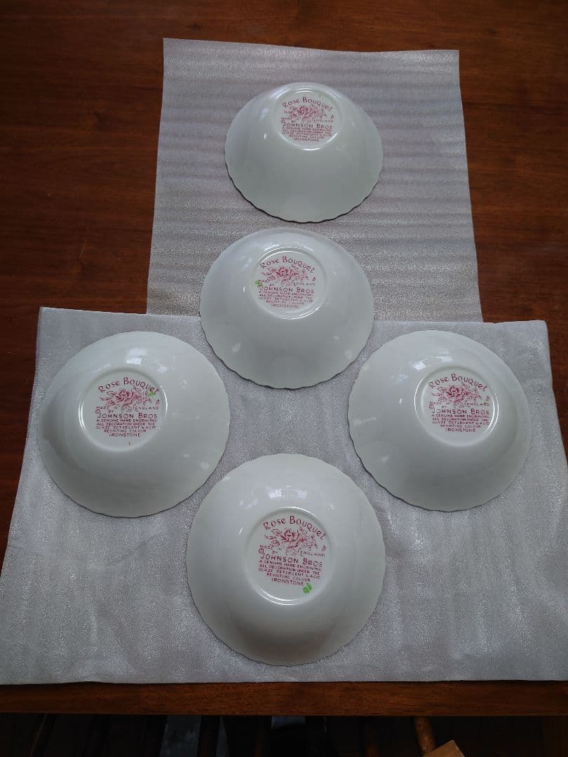 ゆんさん用ジョンソンブラザーズ ローズブーケ　スープ皿5枚諸々