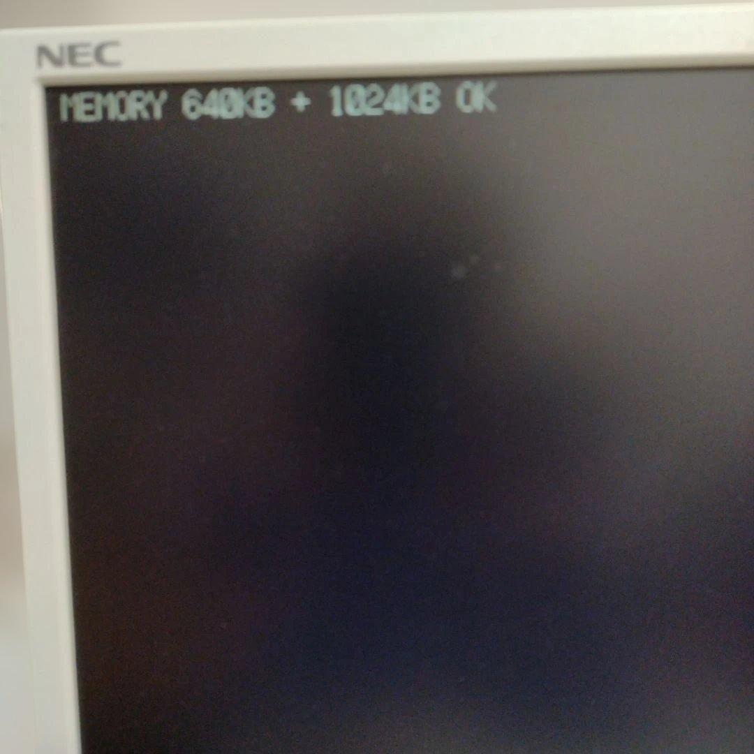 ■NEC PC-9801DA/U5 ハードディスク内蔵、モニター、キーボード付