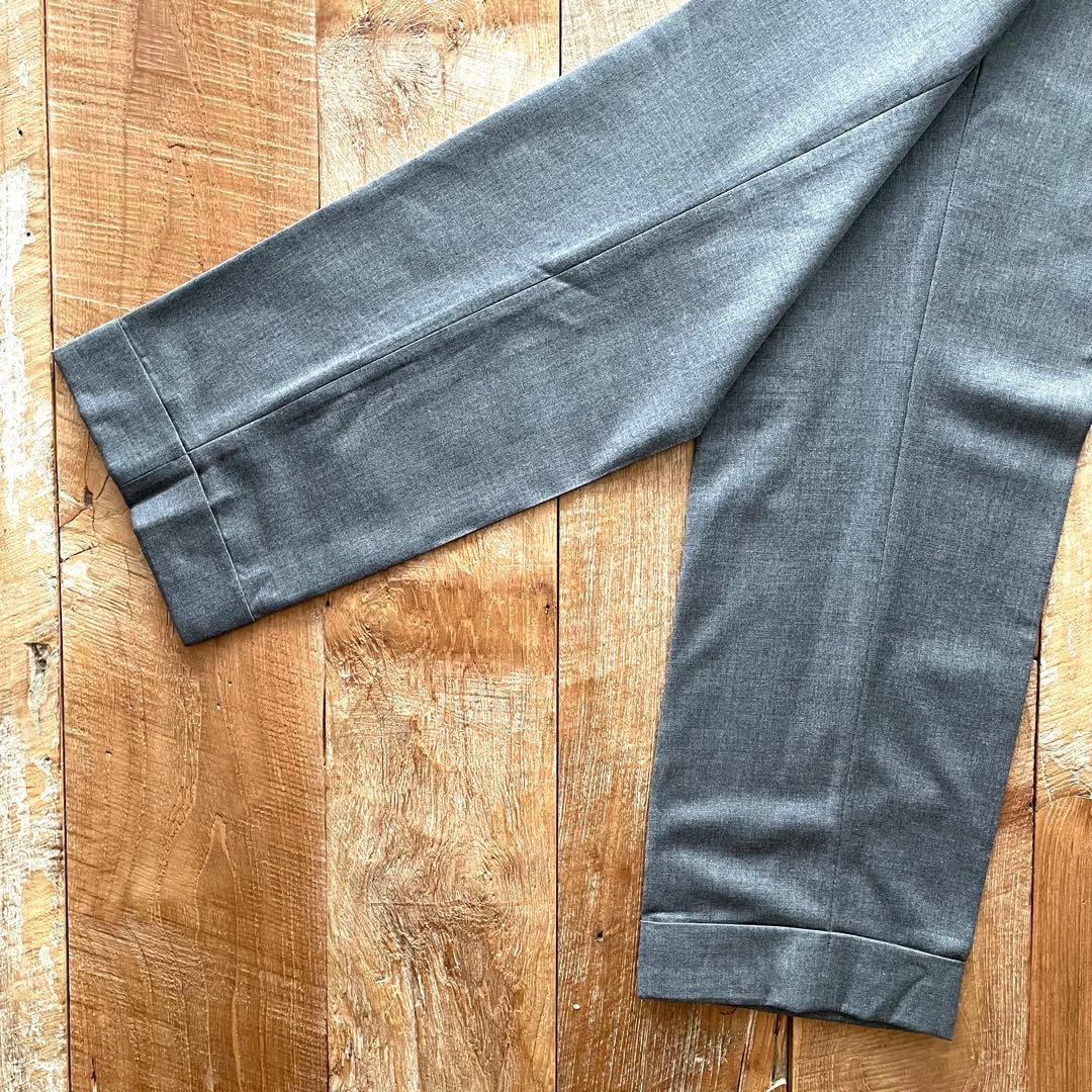 【美品】INCOTEX SUPER100'S ウール スラックス パンツ 52