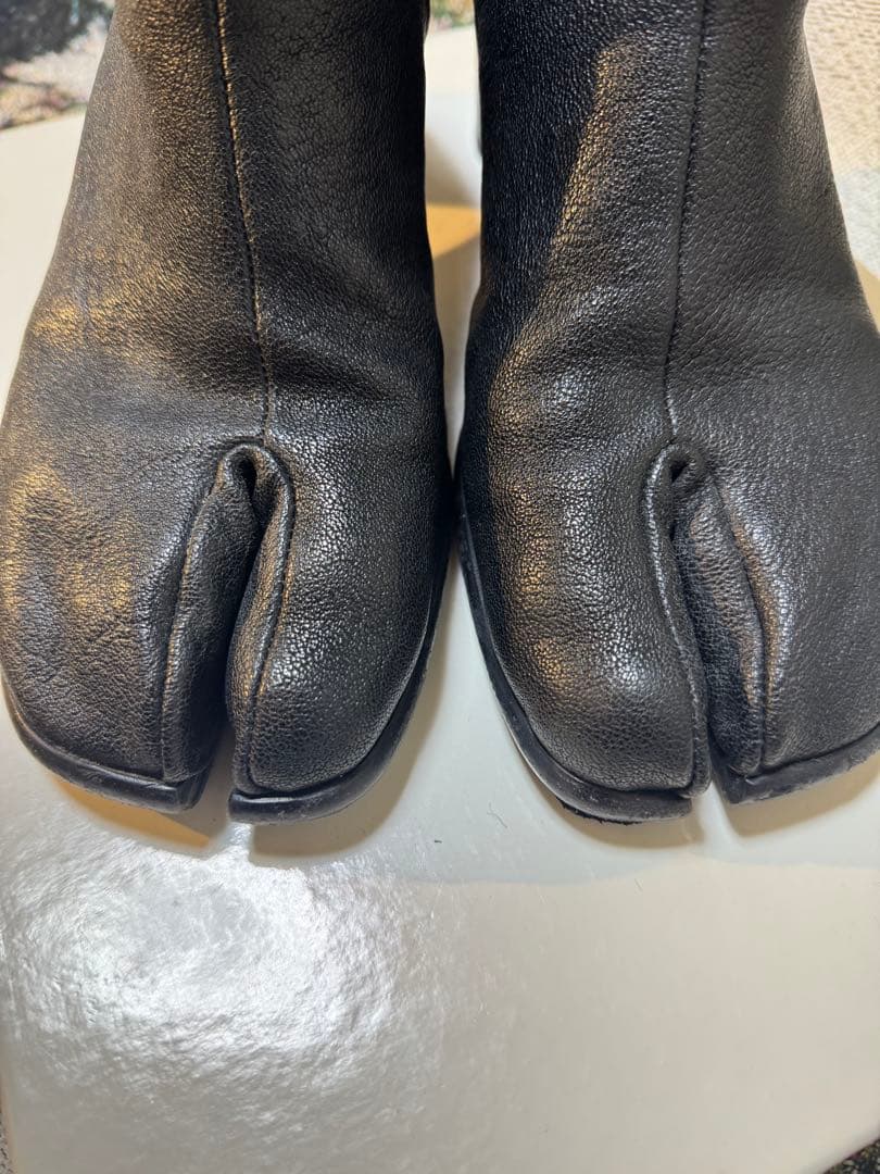 マルジェラ 足袋ブーツ 43 ラクダ革 6cmヒール