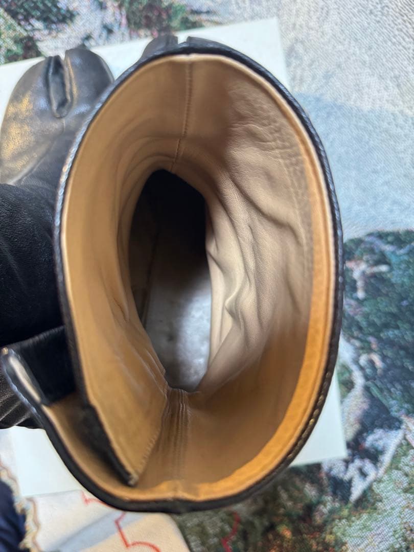 マルジェラ 足袋ブーツ 43 ラクダ革 6cmヒール