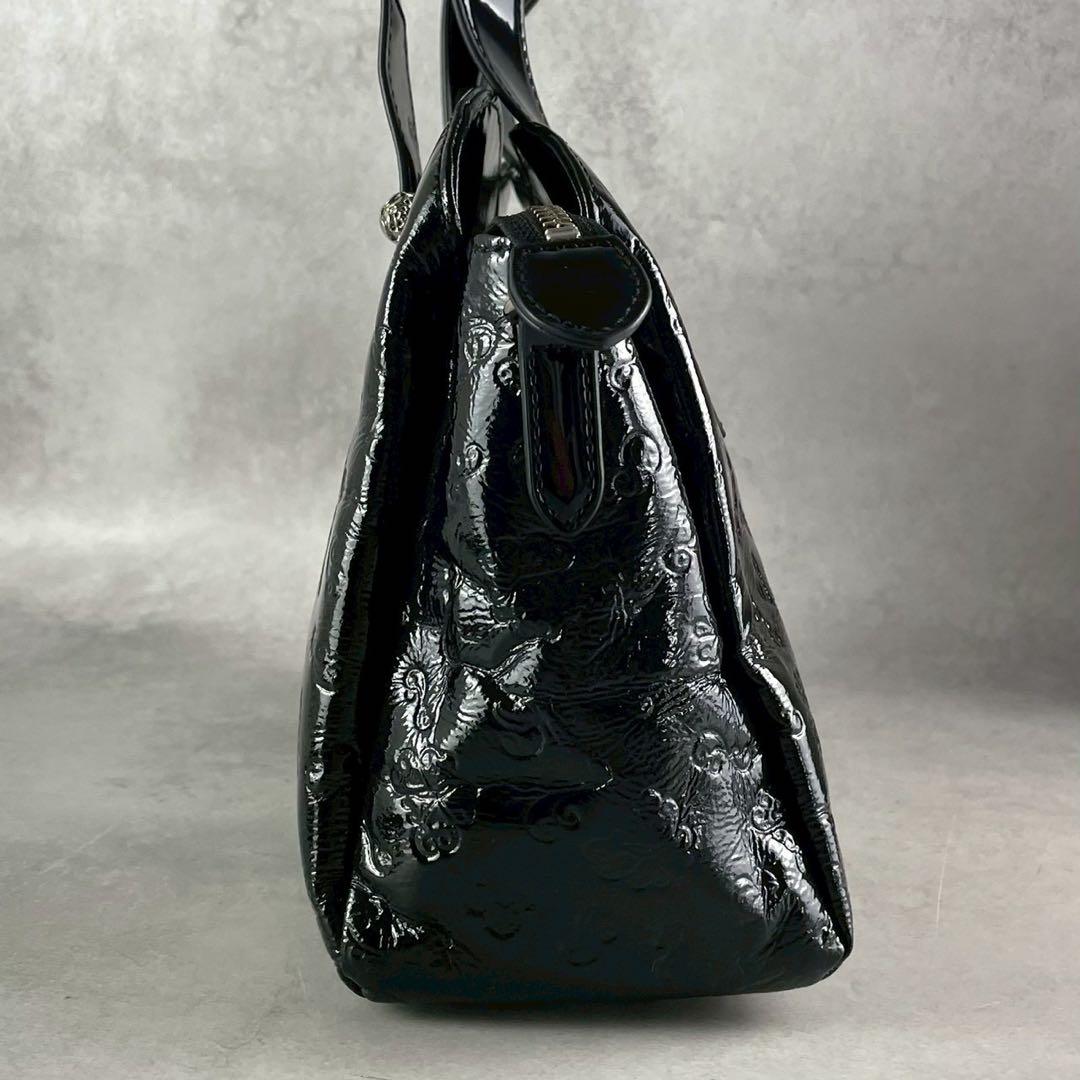 【未使用級✨】アナスイ 2way エナメル ショルダーバッグ ハンドバッグ