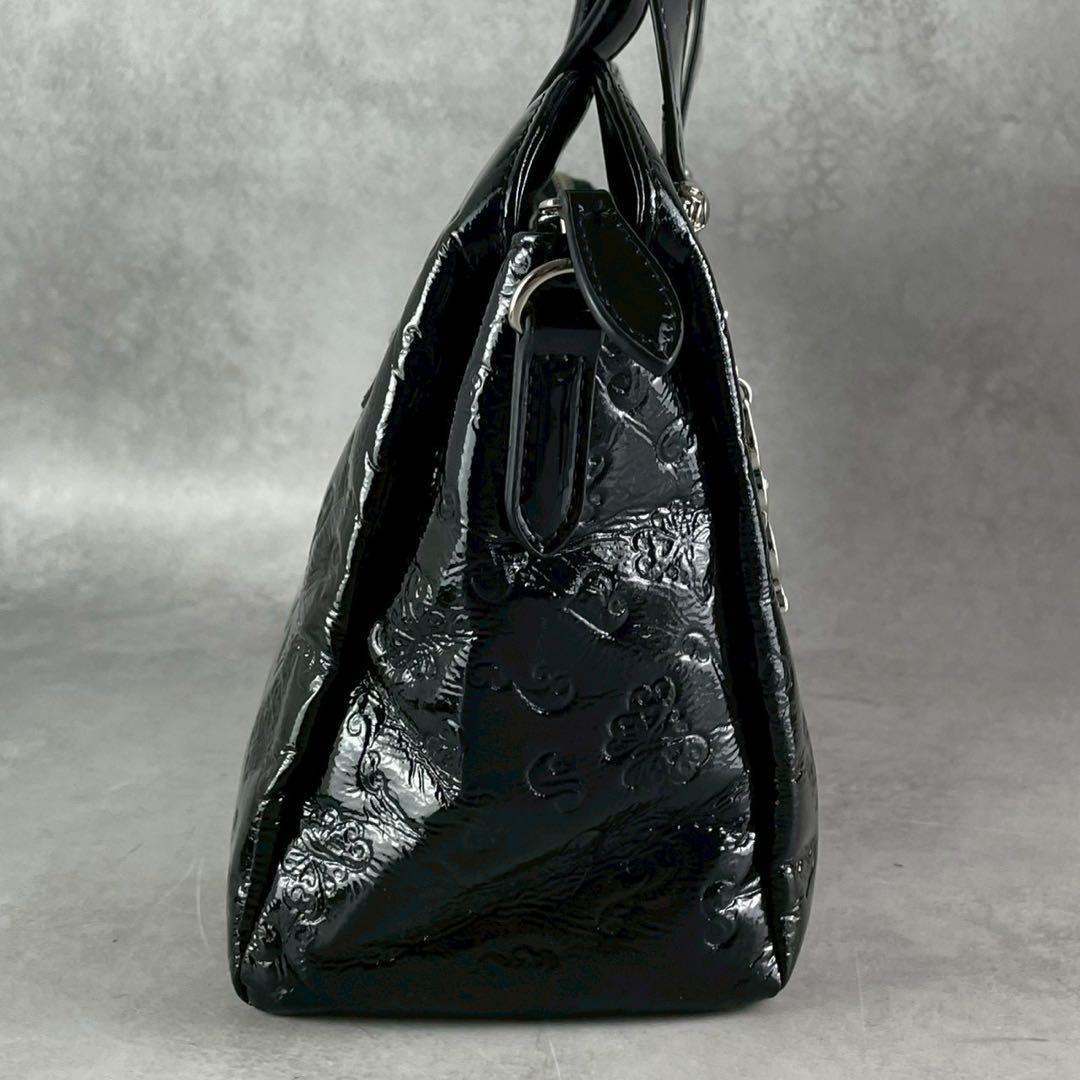 【未使用級✨】アナスイ 2way エナメル ショルダーバッグ ハンドバッグ