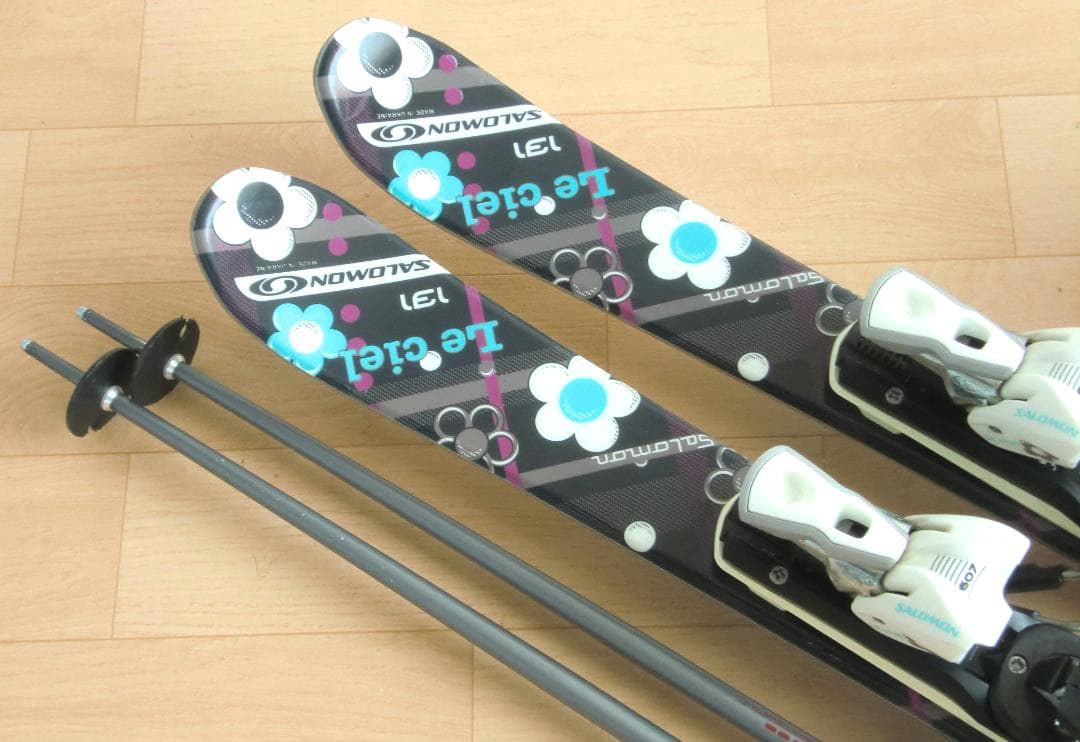 ■■送料無料■サロモン■女性用スキーセット■131/23-23.5■メンテ付■■