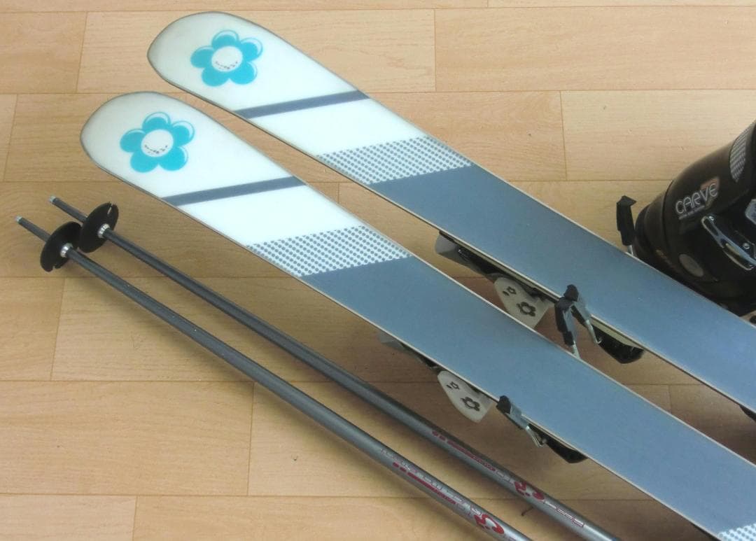 ■■送料無料■サロモン■女性用スキーセット■131/23-23.5■メンテ付■■