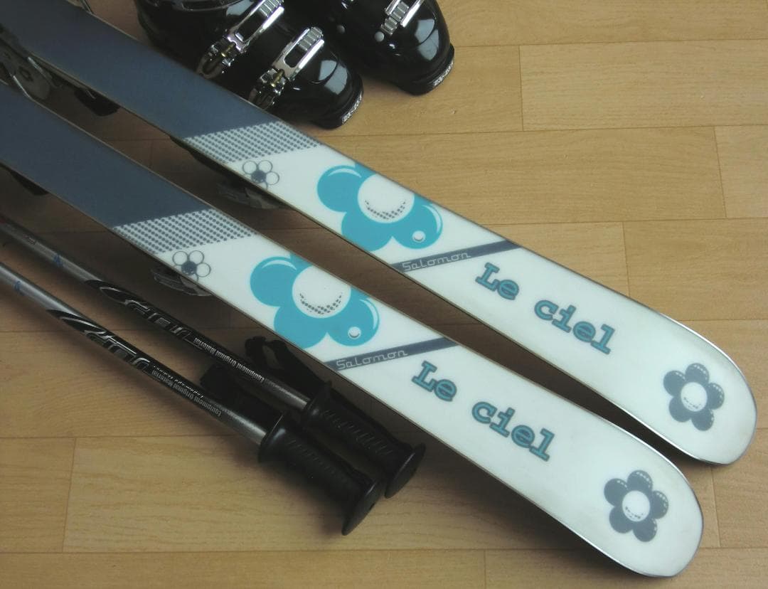 ■■送料無料■サロモン■女性用スキーセット■131/23-23.5■メンテ付■■