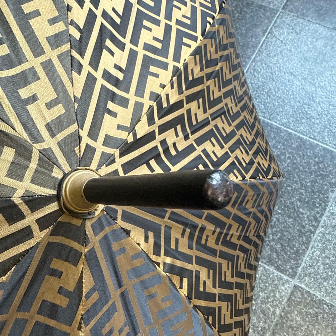 FENDI フェンディ　ズッカ柄アンブレラ、雨傘、長傘　美品