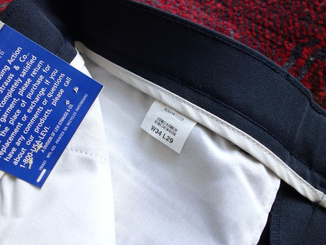 Levi's アクションスラックス action slacks w34 未使用