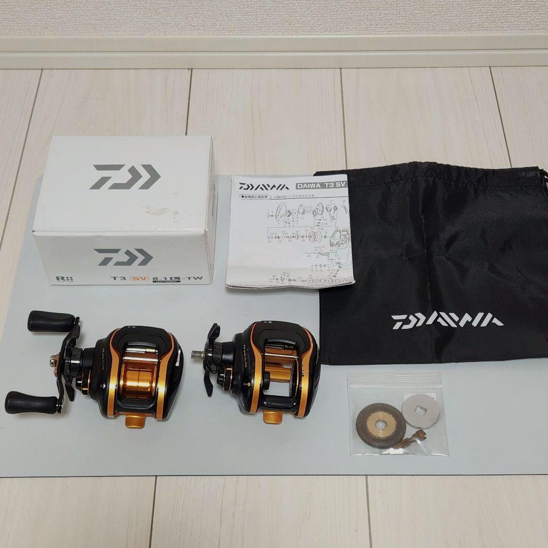 DAIWA T3 SV 8.1Ｌ-TW 極美品 スペアパーツ付