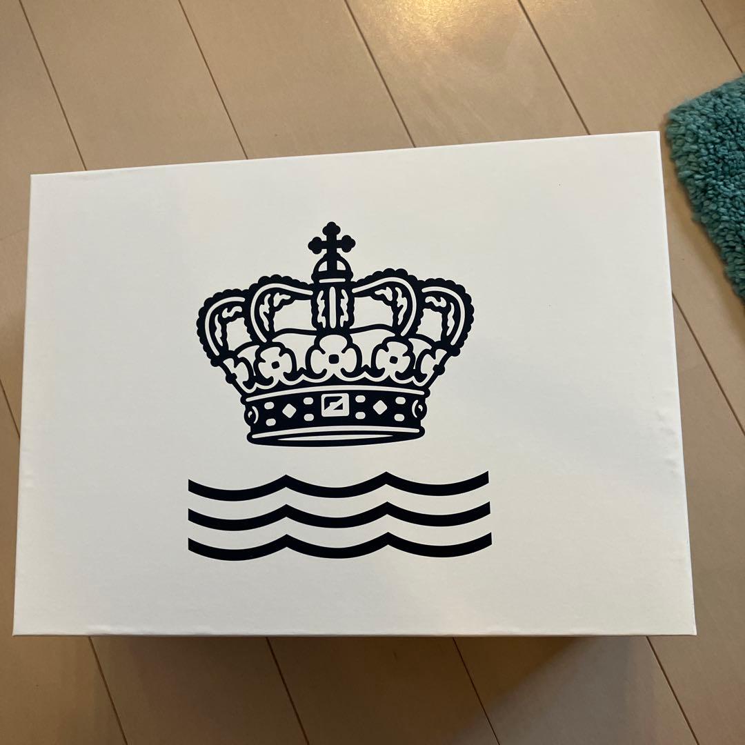 ロイヤルコペンハーゲンブルーフルーテッドプレインカップソーサープレートペアセット