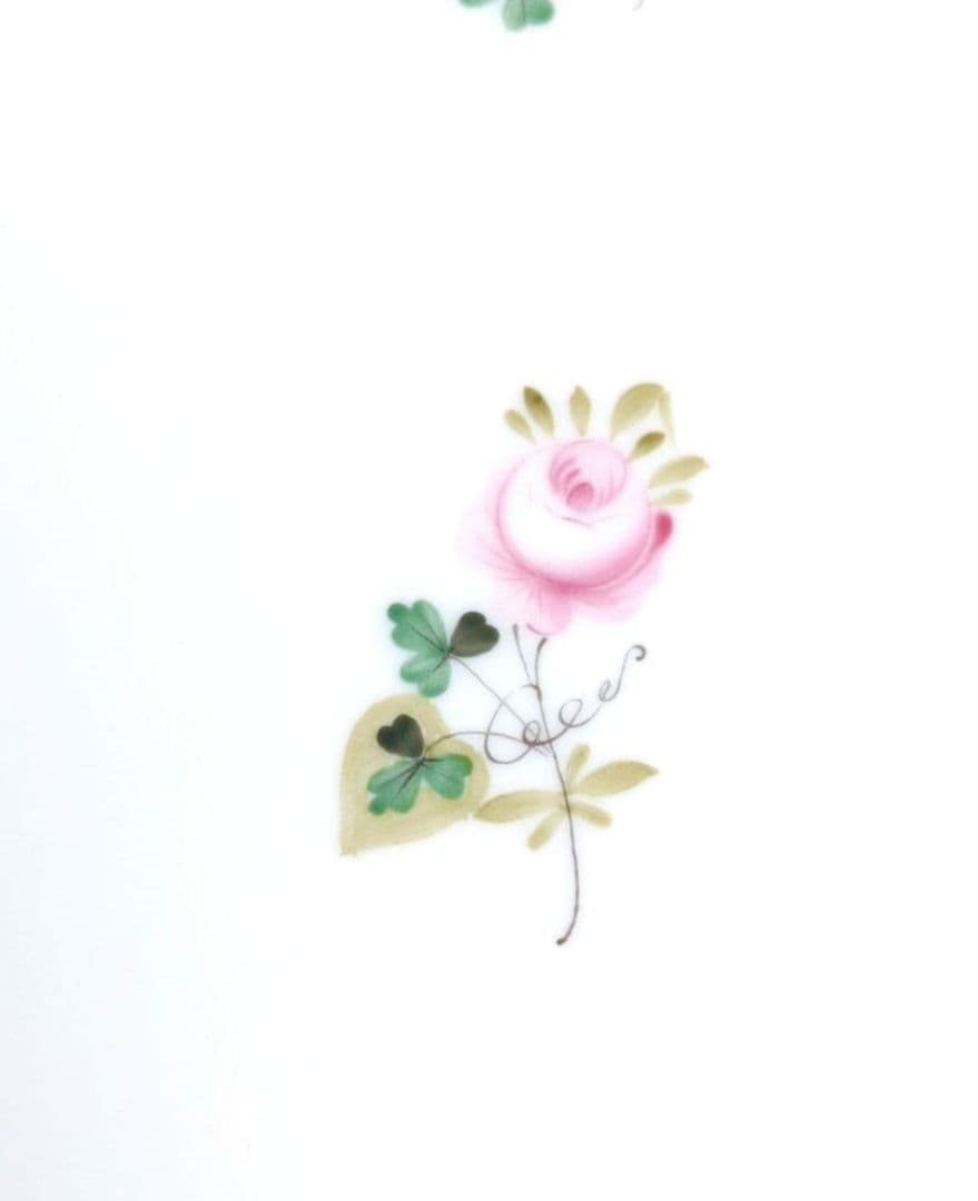 ✩希少品✩　ヘレンド　ウィーンの薔薇　ピンク　花形プレート