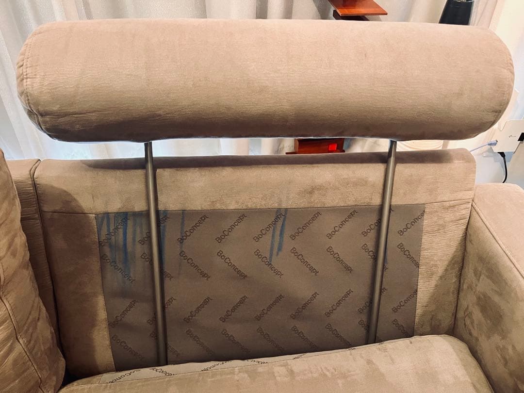 BoConceptソファCarltonグレー 人工スエード生地