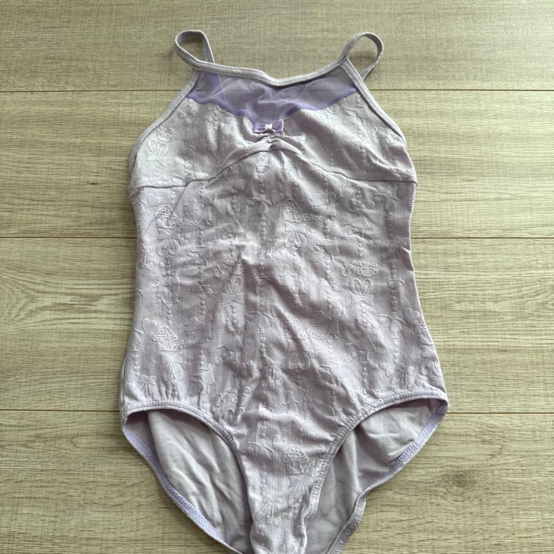 チャコット　パープル　薄紫バレエレオタード　130