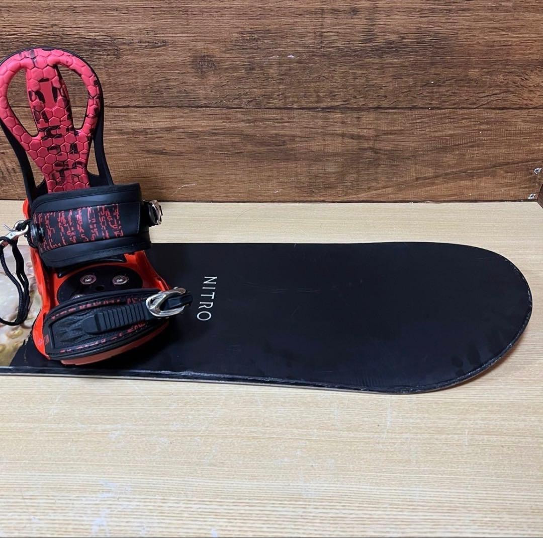 NITRO ナイトロ ダブルキャンバー　メンズスノーボード４点セット　メンテ済み