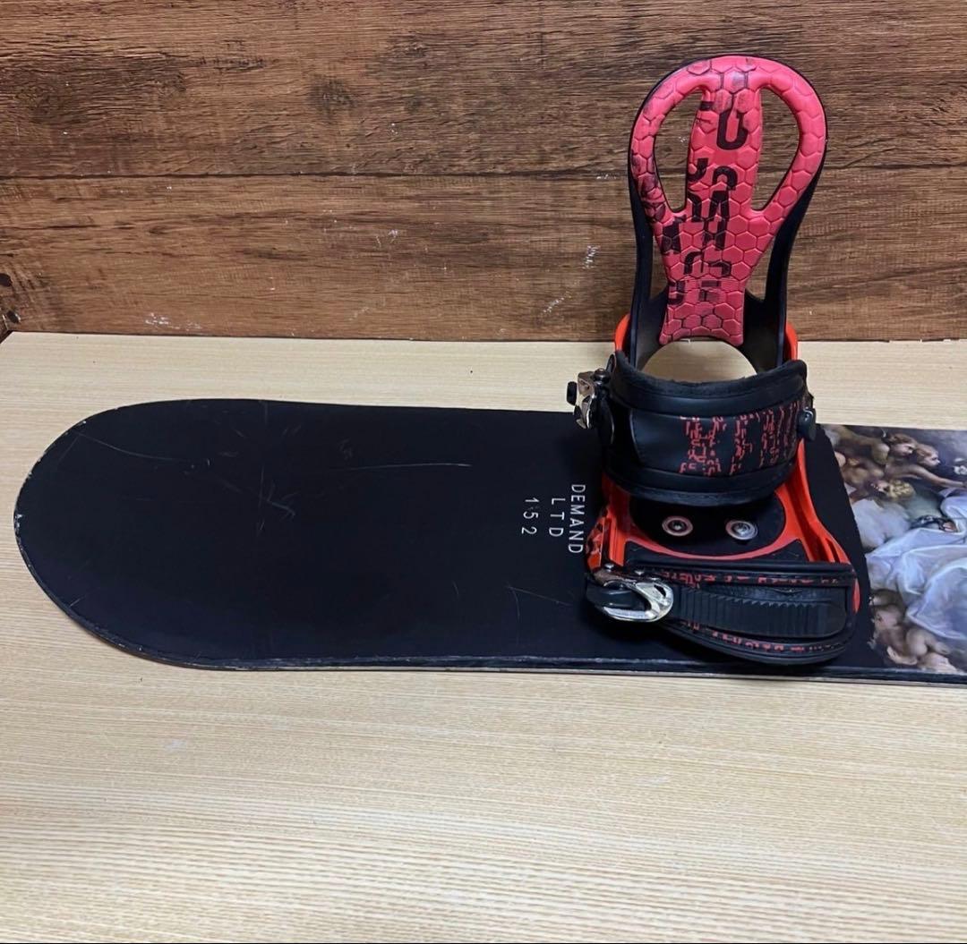 NITRO ナイトロ ダブルキャンバー　メンズスノーボード４点セット　メンテ済み