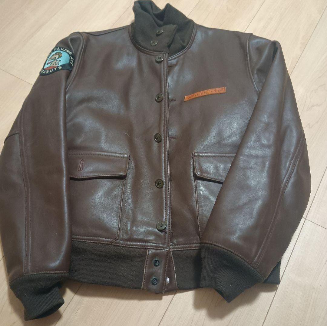 希少 AVIREX PEANUTS A-1 FLYINGACE スヌーピーコラボ