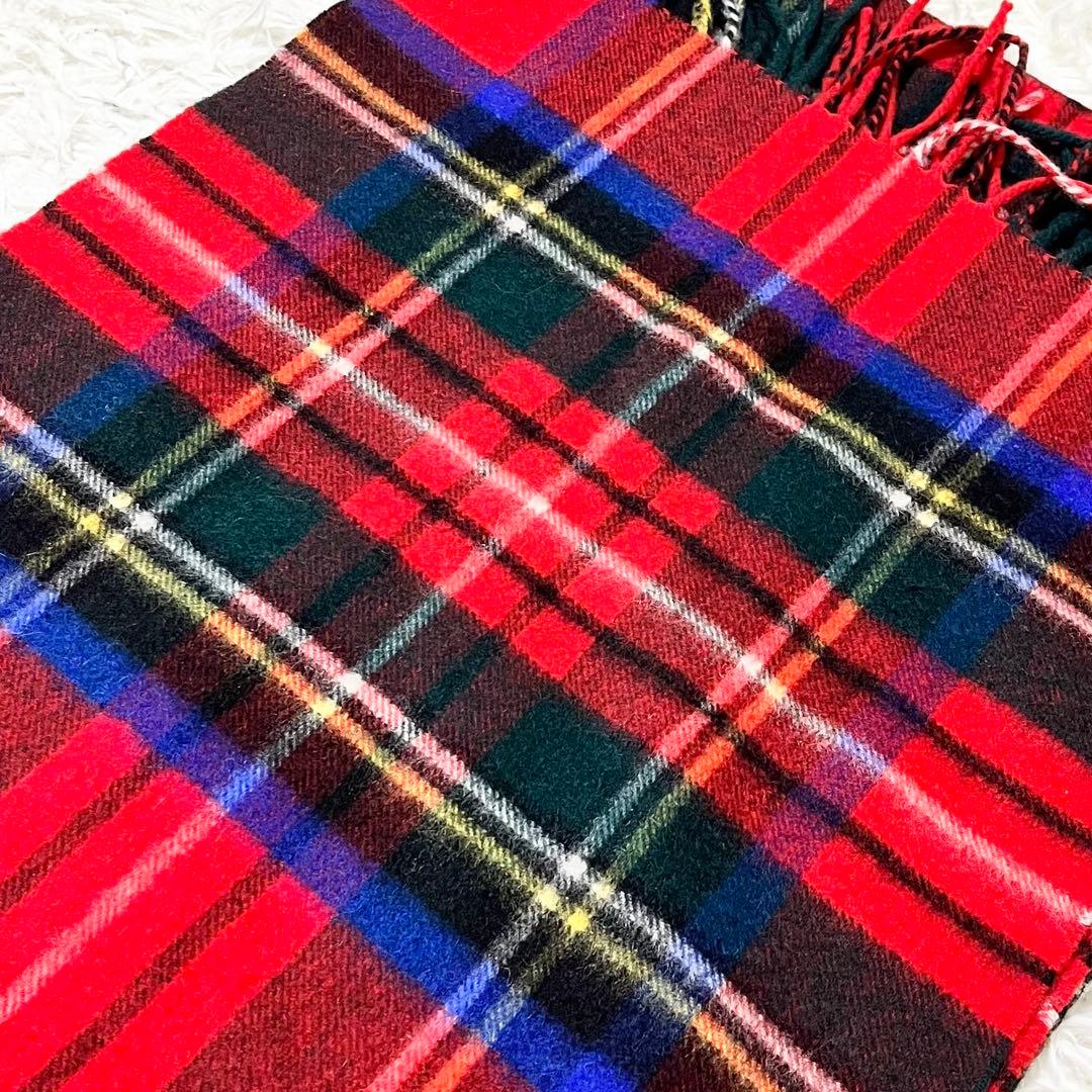 ✨極美品✨ジョンストンズ　中判　カシミヤ　ストール　ロイヤルスチュワート