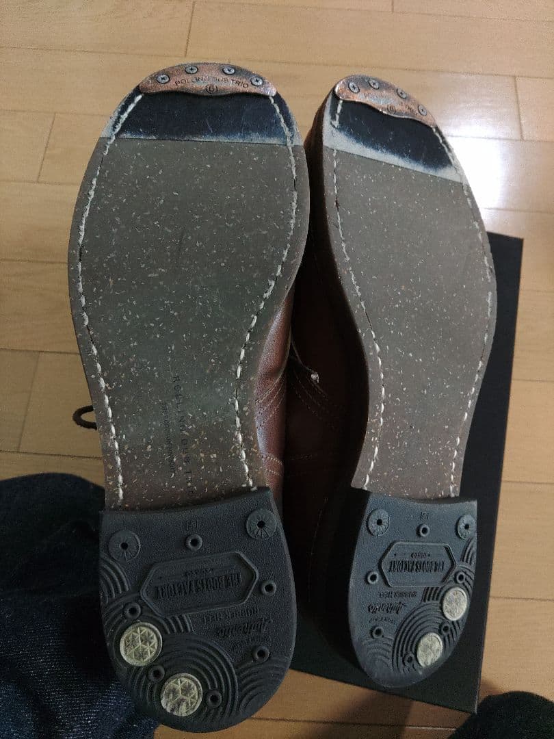 美品US7.5 ローリングダブトリオ　コペン　ブラウン　ホース　COUPEN