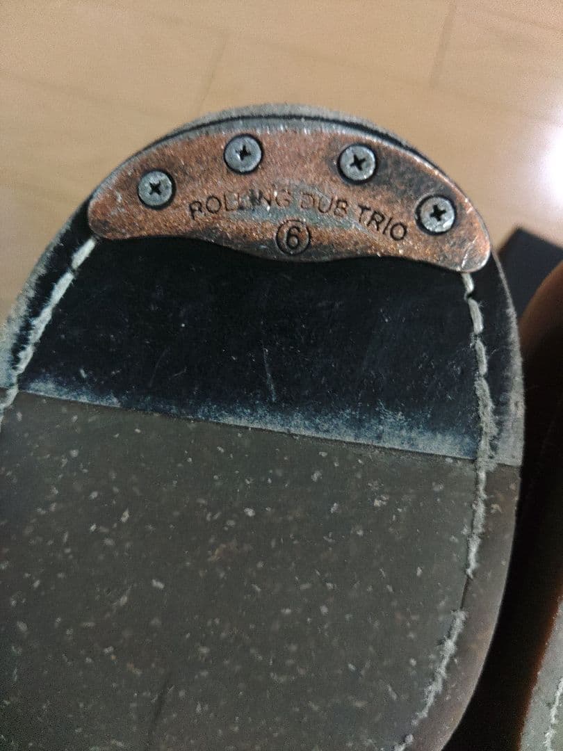 美品US7.5 ローリングダブトリオ　コペン　ブラウン　ホース　COUPEN