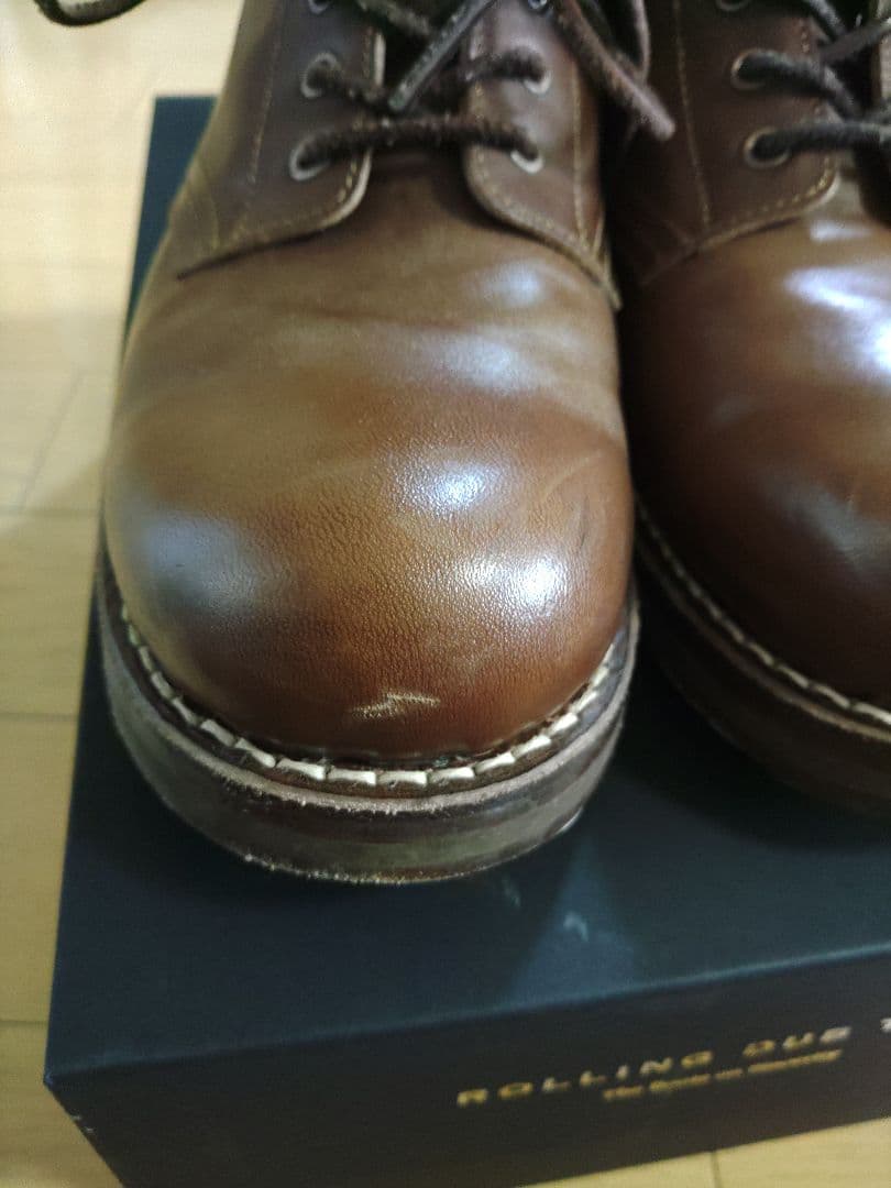 美品US7.5 ローリングダブトリオ　コペン　ブラウン　ホース　COUPEN