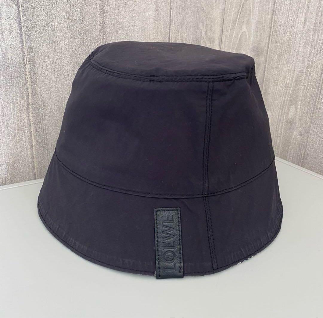 美品　LOEWE リバーシブル　バケットハット　アナグラム