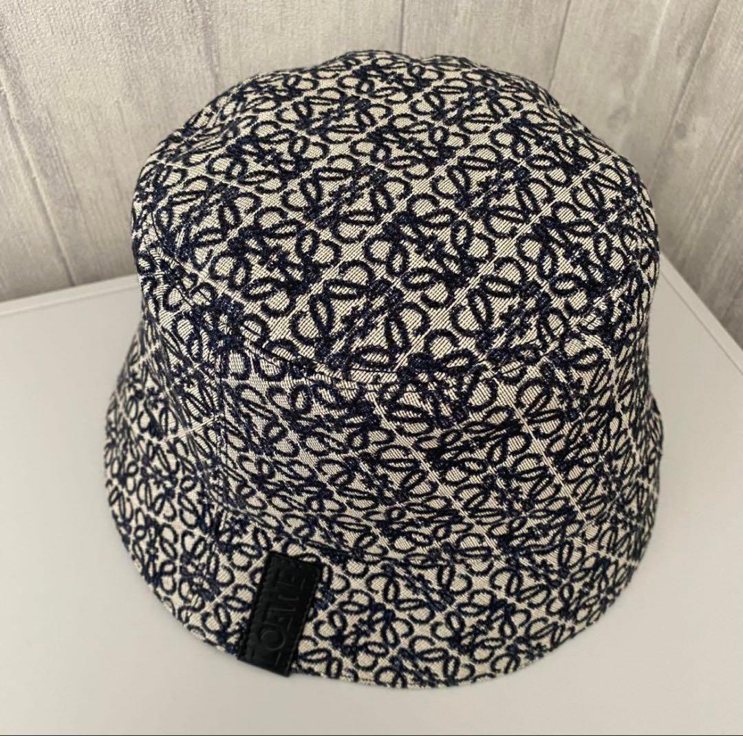 美品　LOEWE リバーシブル　バケットハット　アナグラム