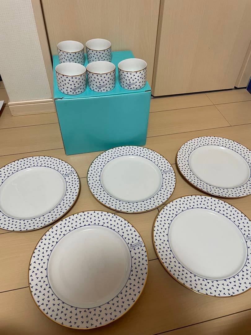 Tiffany & Co. 食器セットコップ5個小皿５枚　大皿５枚スープ大皿一枚