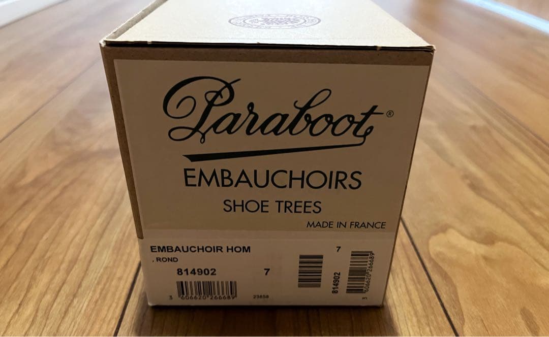 新品箱付き★パラブーツParaboot純正シューツリー UK7 MICHAEL