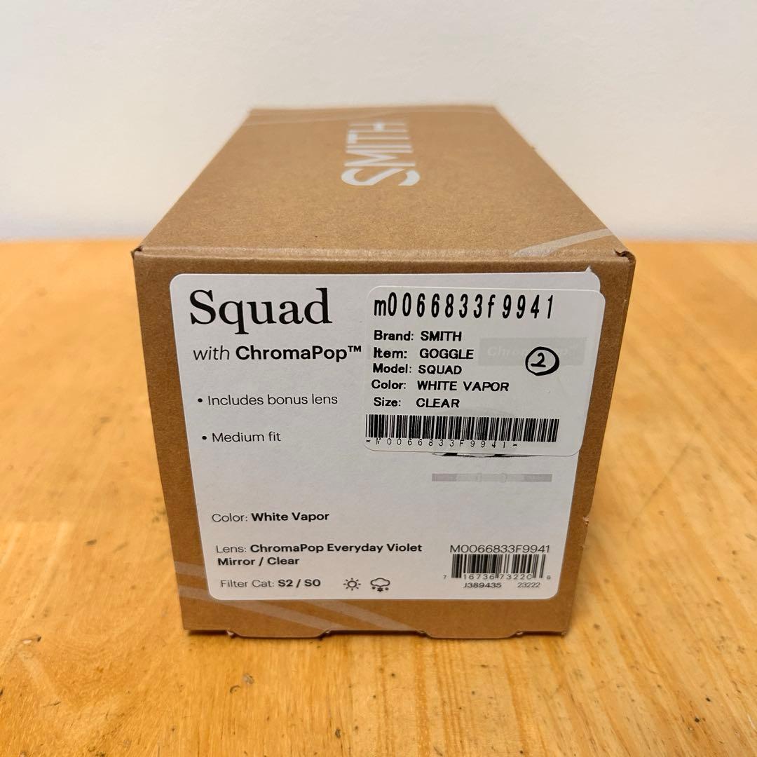 Smith スミス SQUAD スカッド クロマポップレンズ