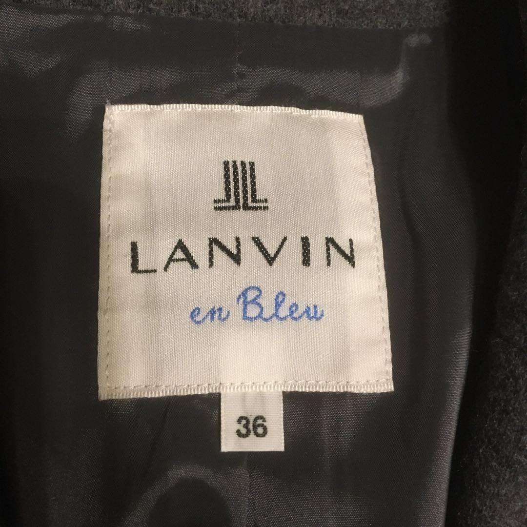 LANVIN en bleu ウールジャケット