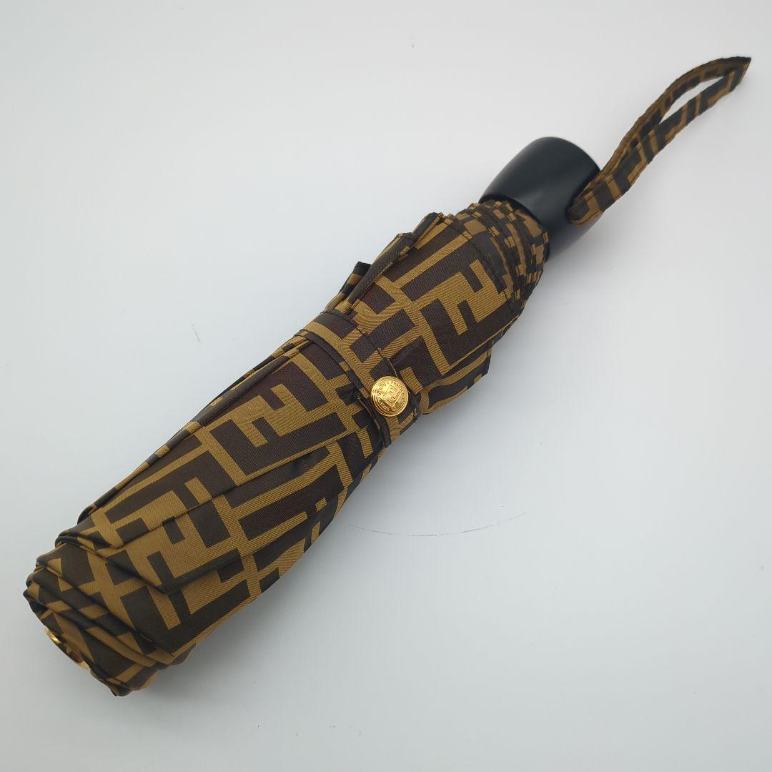 【美品】フェンディ ズッカ柄 折りたたみ傘