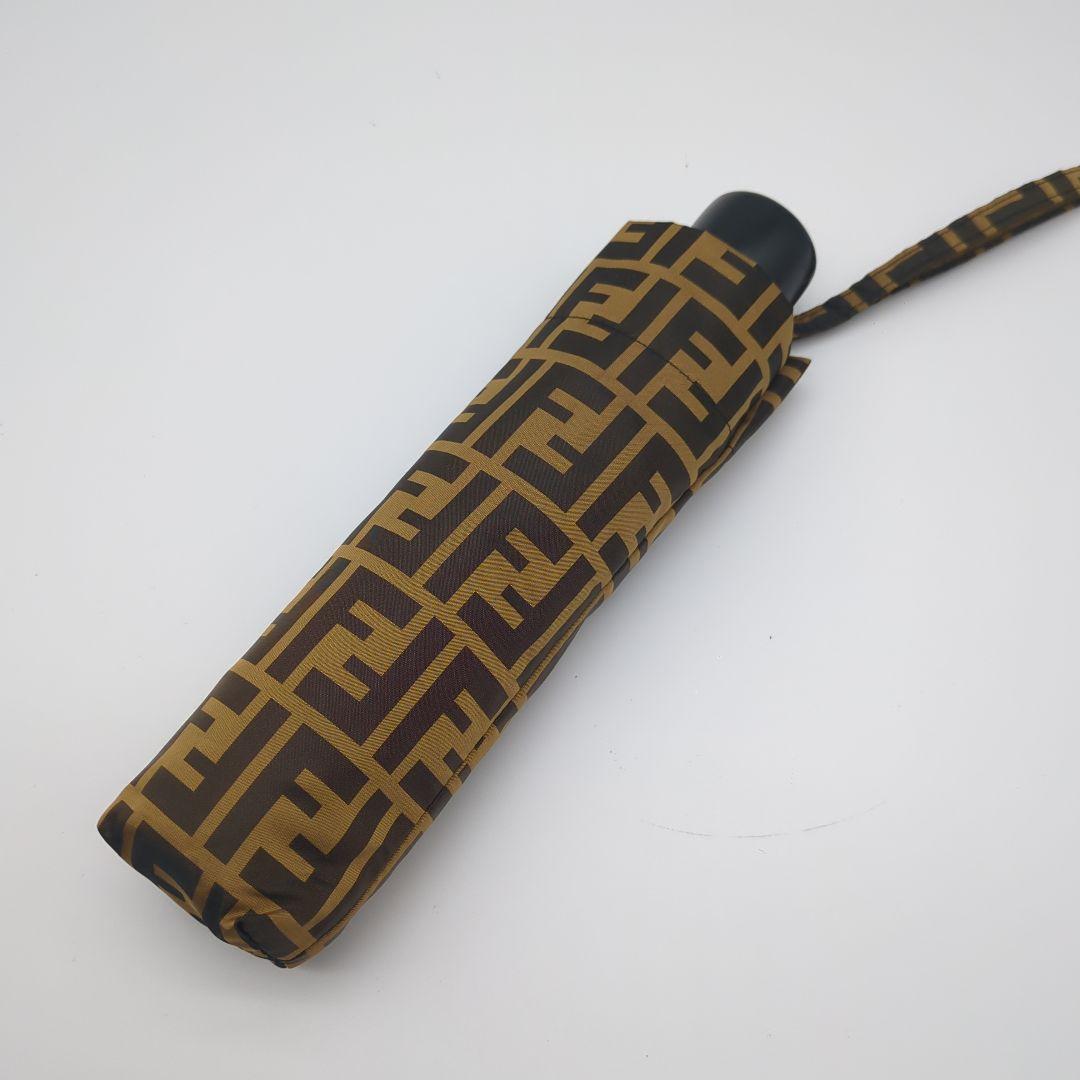 【美品】フェンディ ズッカ柄 折りたたみ傘