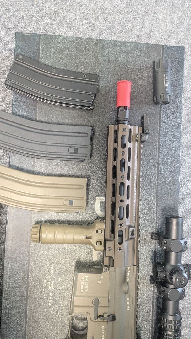 HK416D デルタカスタム　次世代電動ガン 　スコープセット