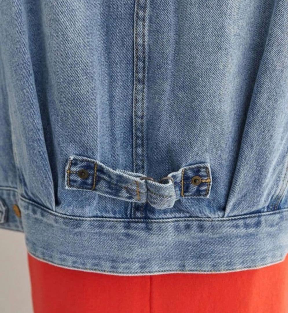 ピュアルセシン　　デニムノーカラージャケット