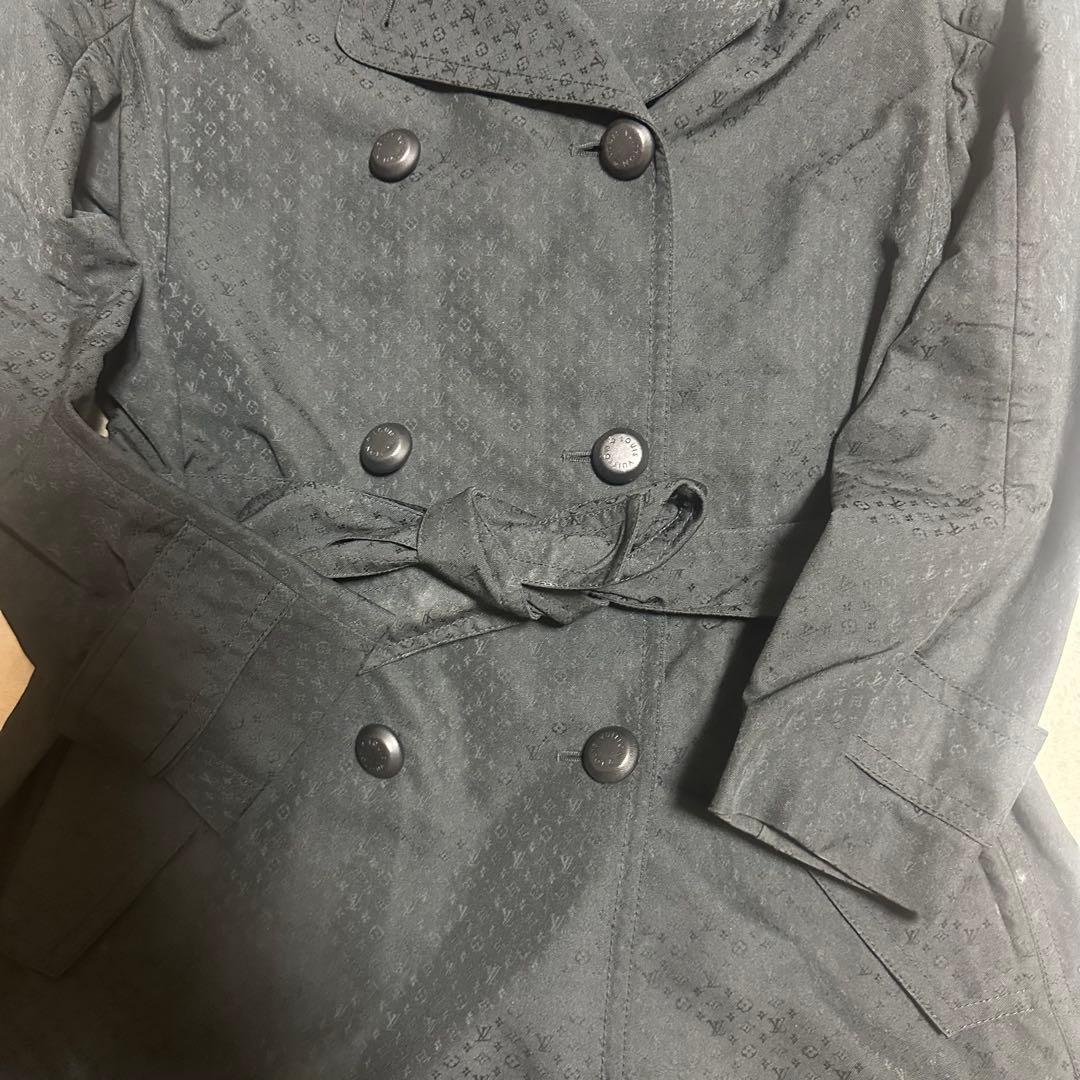 ✨極美品✨ ルイヴィトン トレンチコート モノグラム LV ブラック ベルト付