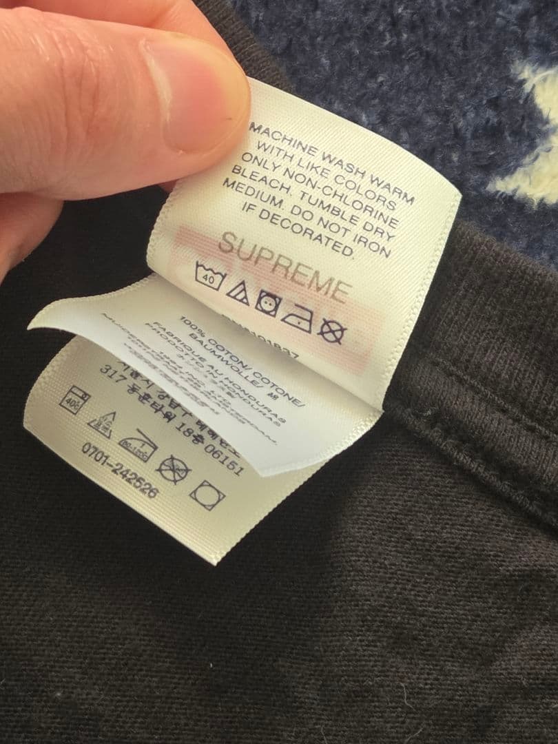 Supreme  White 白雪姫 Black Lサイズ Tシャツ