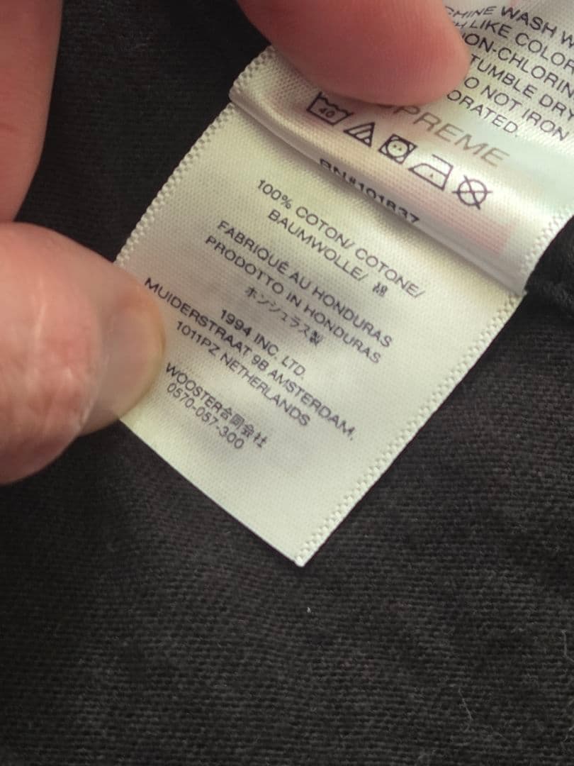 Supreme  White 白雪姫 Black Lサイズ Tシャツ