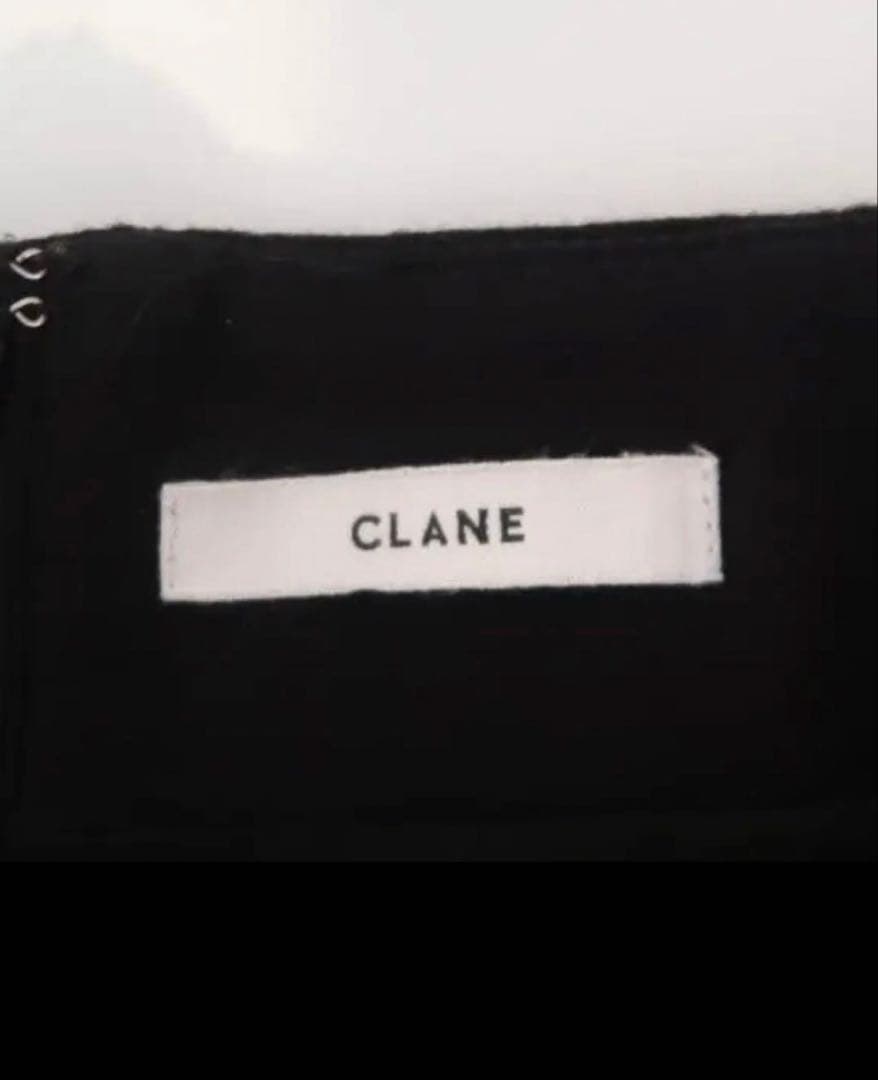 正規品CLANE クラネ CONSTRUCTIVE MINISKIRT ブラック