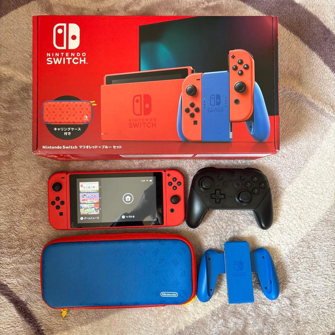 Nintendo Switch 本体 マリオレッド✖️ブルーセット+ プロコン