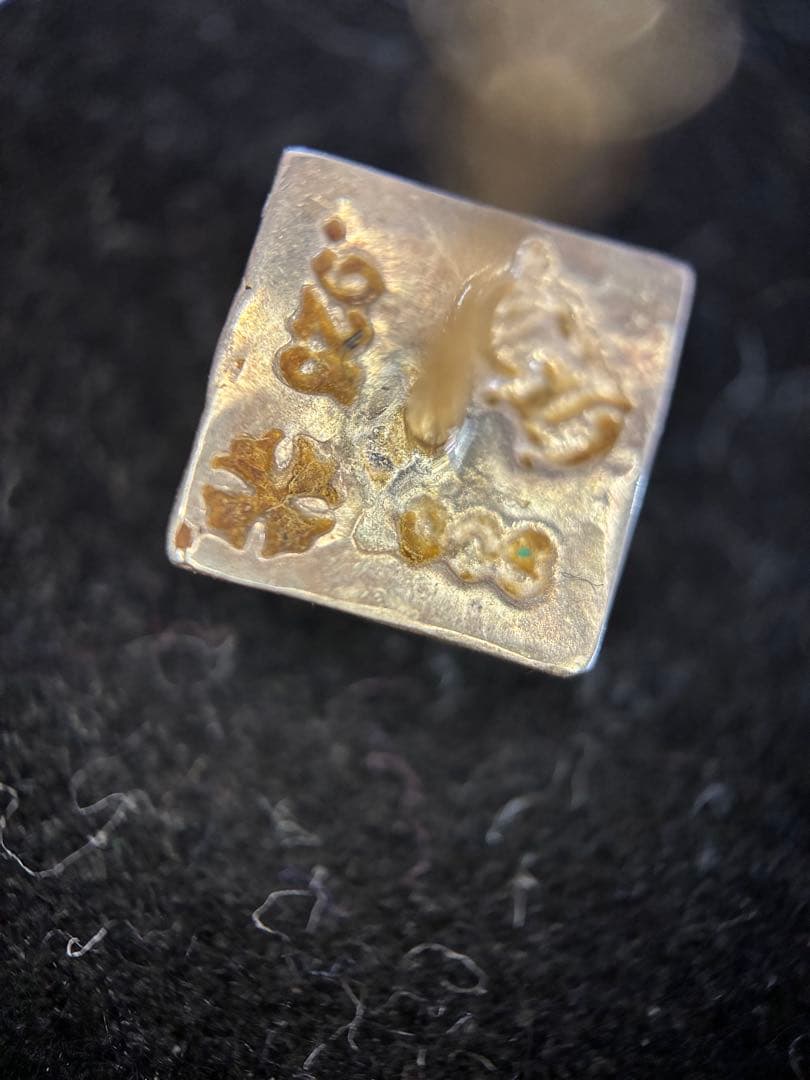 クロムハーツ　スタッドピラミッド　ピアス　アフターダイヤ メレダイヤ5個