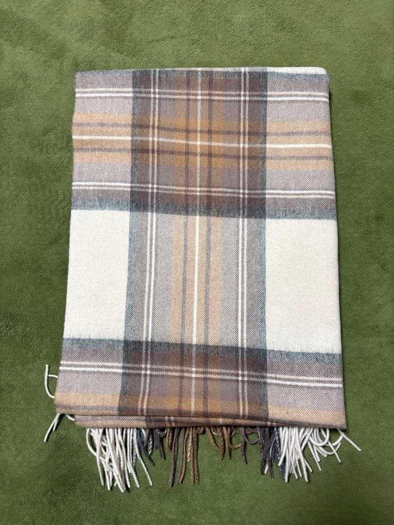 Y*様 JOHNSTONS ジョンストンズ　大判 マフラー ナチュラルスチュワ-