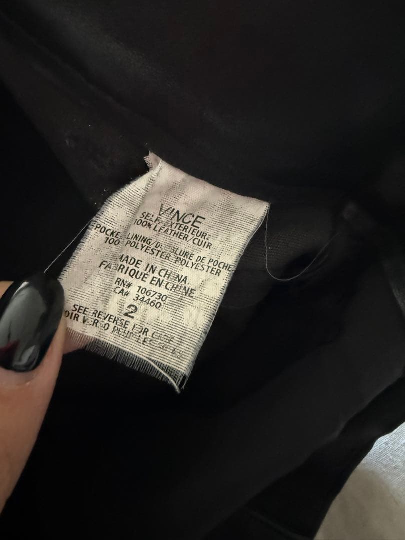 fuku【美品】Vince レザーパンツ 2