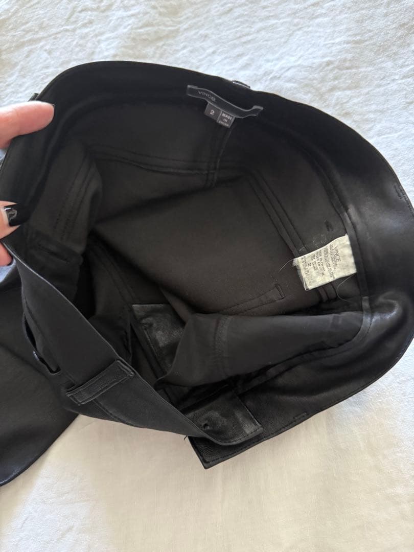 fuku【美品】Vince レザーパンツ 2