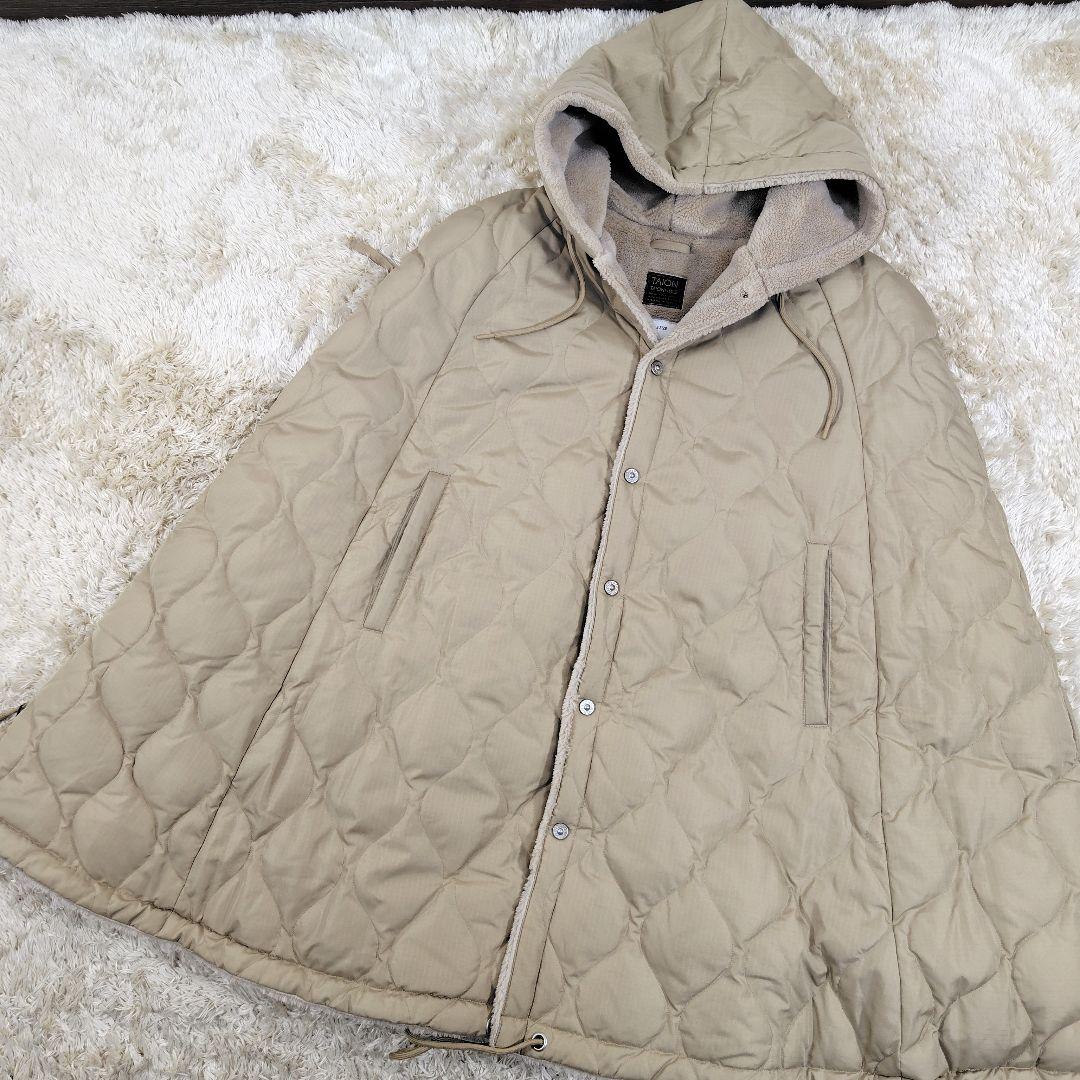 TAION ミリタリー ダウンケープ キルティング TAION-CPML-1