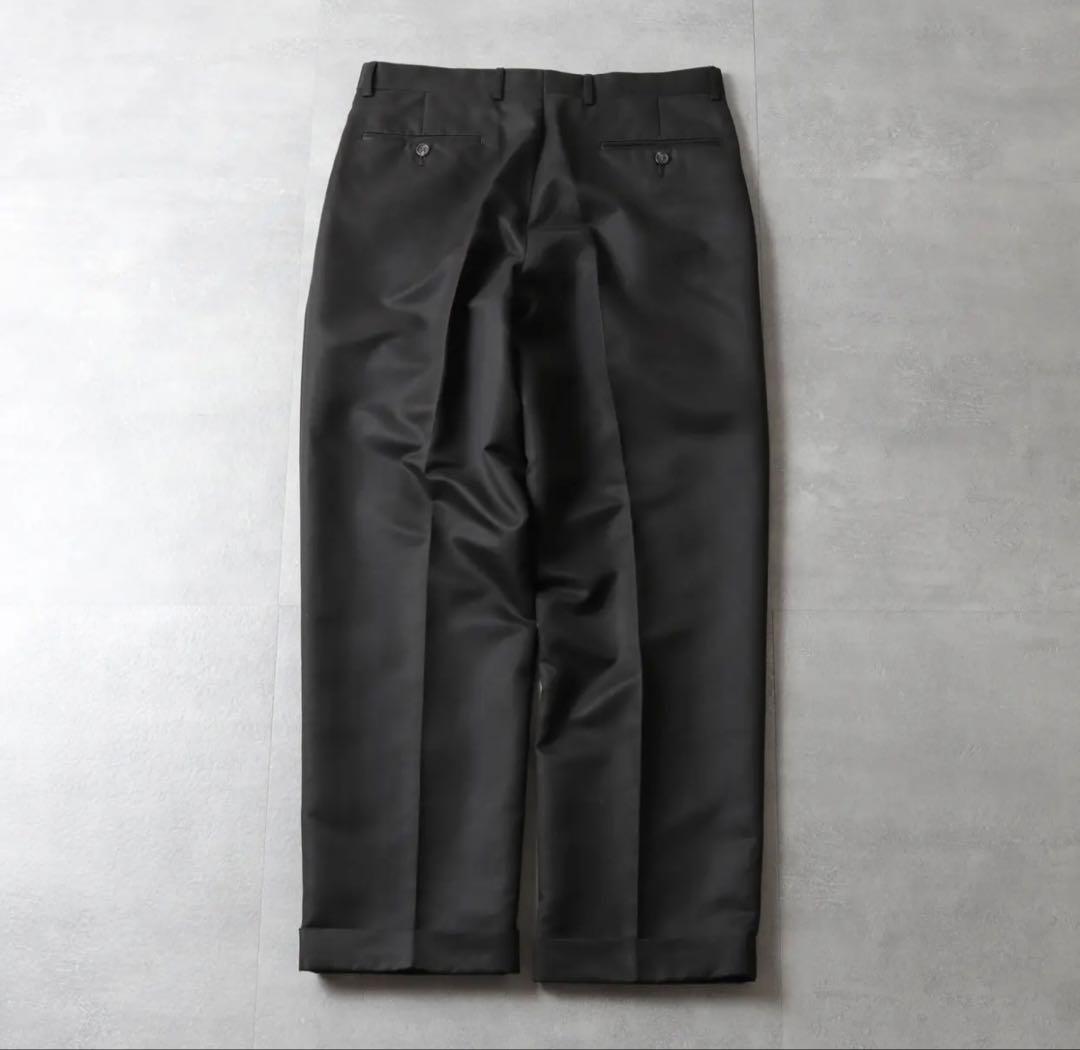 【美品】LAUREN RALPH LAUREN 2タックスラックス 黒 W32