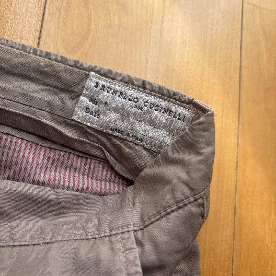 【ブルネロクチネリ】トープ　チノパン　52 パンツ