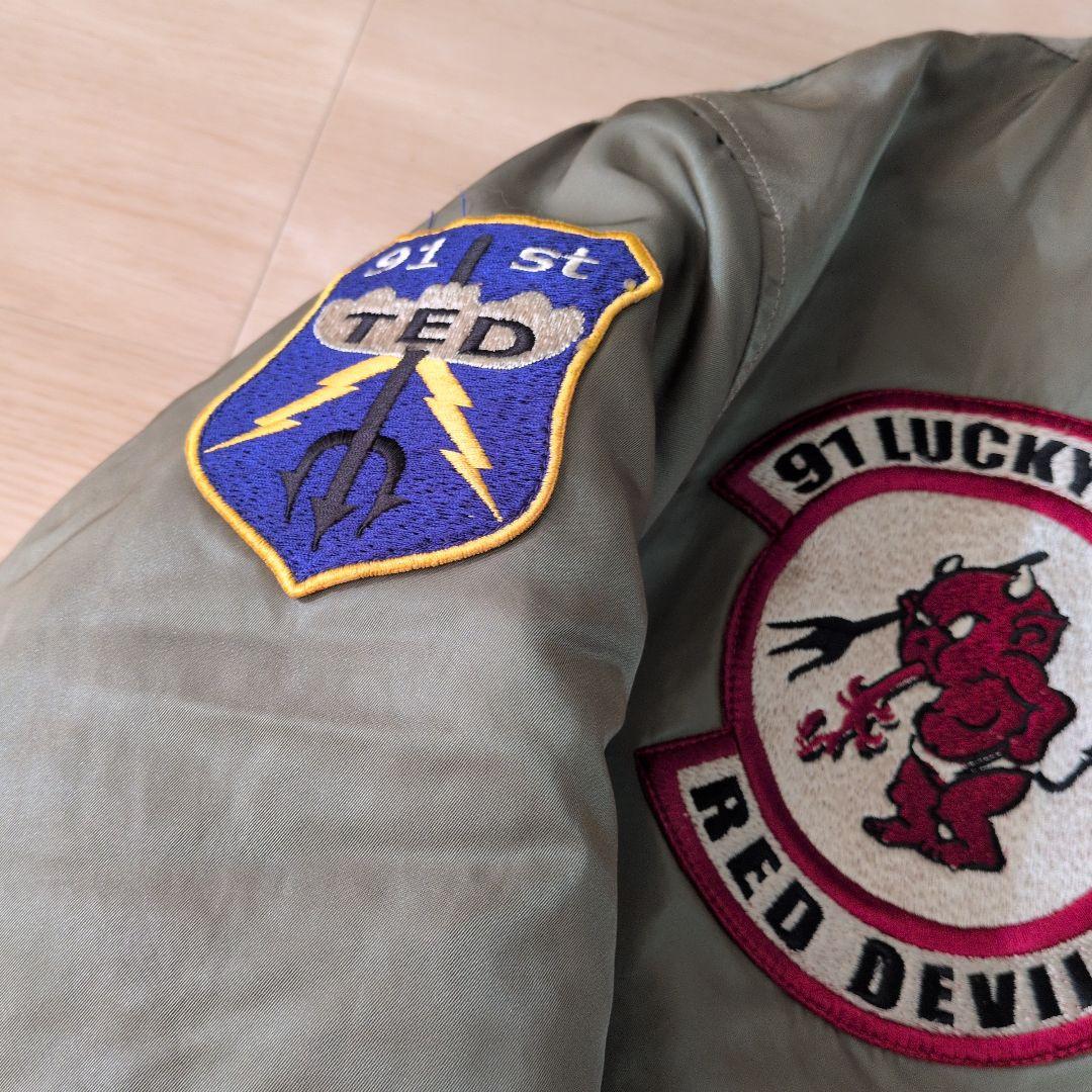 美品✨️テッドマン MA-1 フライトジャケット カーキ　size40