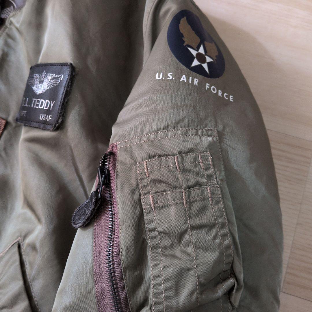 美品✨️テッドマン MA-1 フライトジャケット カーキ　size40